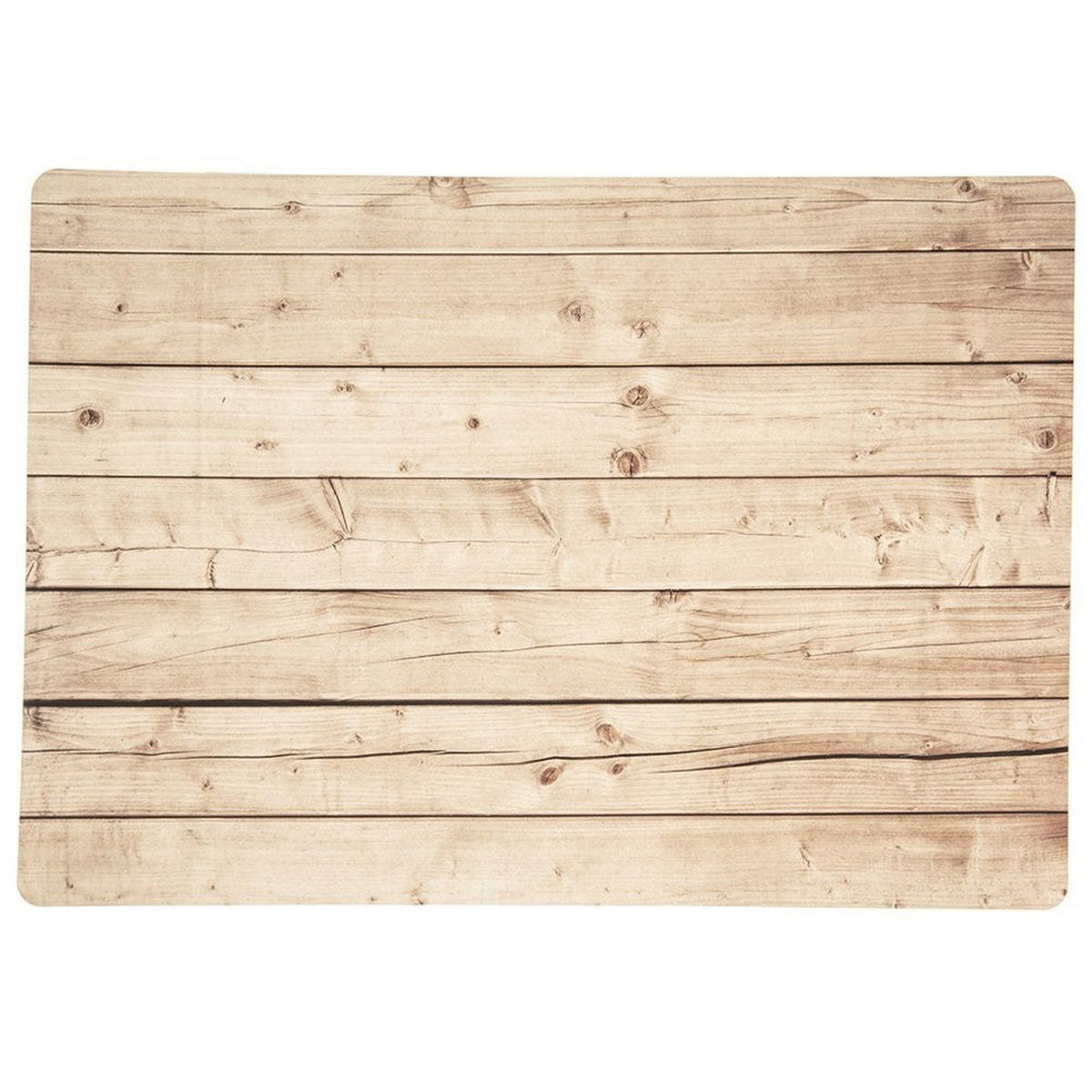 TISCHSET HOLZOPTIK, Kunststoff, braun, 43 x 30 cm - Braun, Kunststoff (1cm) - Orion 