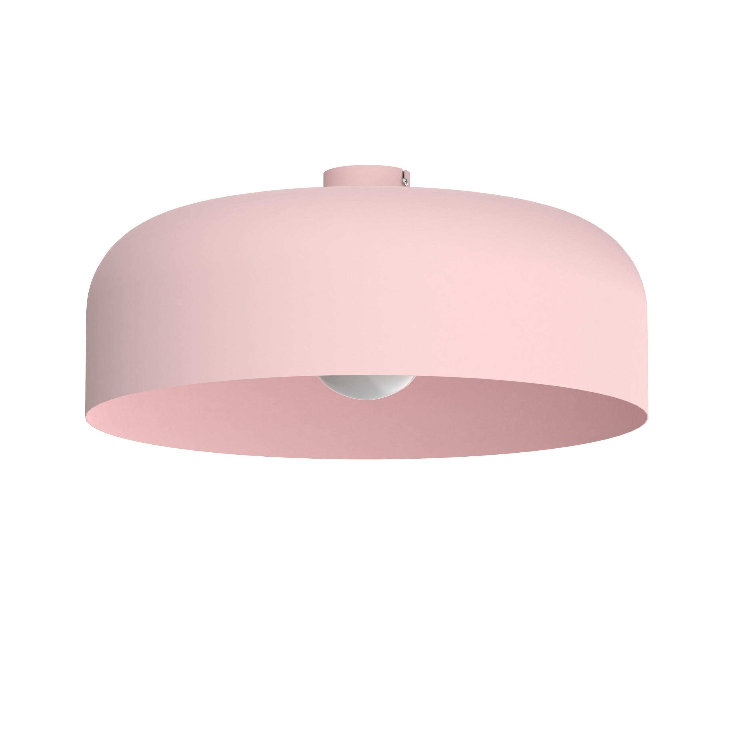 DECKENLEUCHTE - Pink, Metall (50/50/14cm) - Lumicom