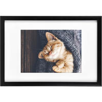 BILDERRAHMEN Galeria 13x18cm Schwarz - Schwarz, Holzwerkstoff (25/2/37cm) - BoMoe