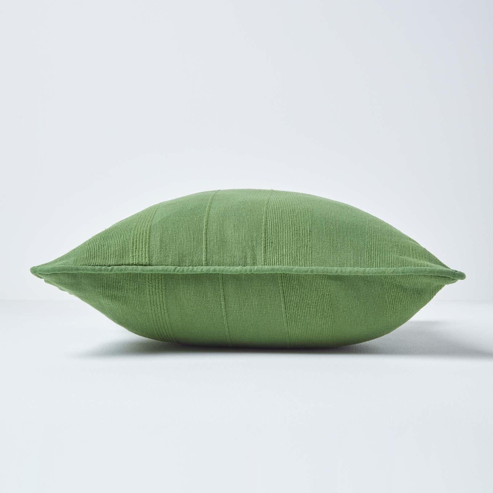 KISSENHÜLLE Rajput 60/60 cm, 100% Baumwolle - Olivgrün, Textil (60/60cm) - Homescapes