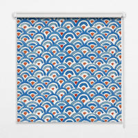 VNÚTORNÁ roleta - okenná roleta - roleta - 80x140 cm - Farebné váhy - modrá, plast (80/140/0.5cm) - TULUP