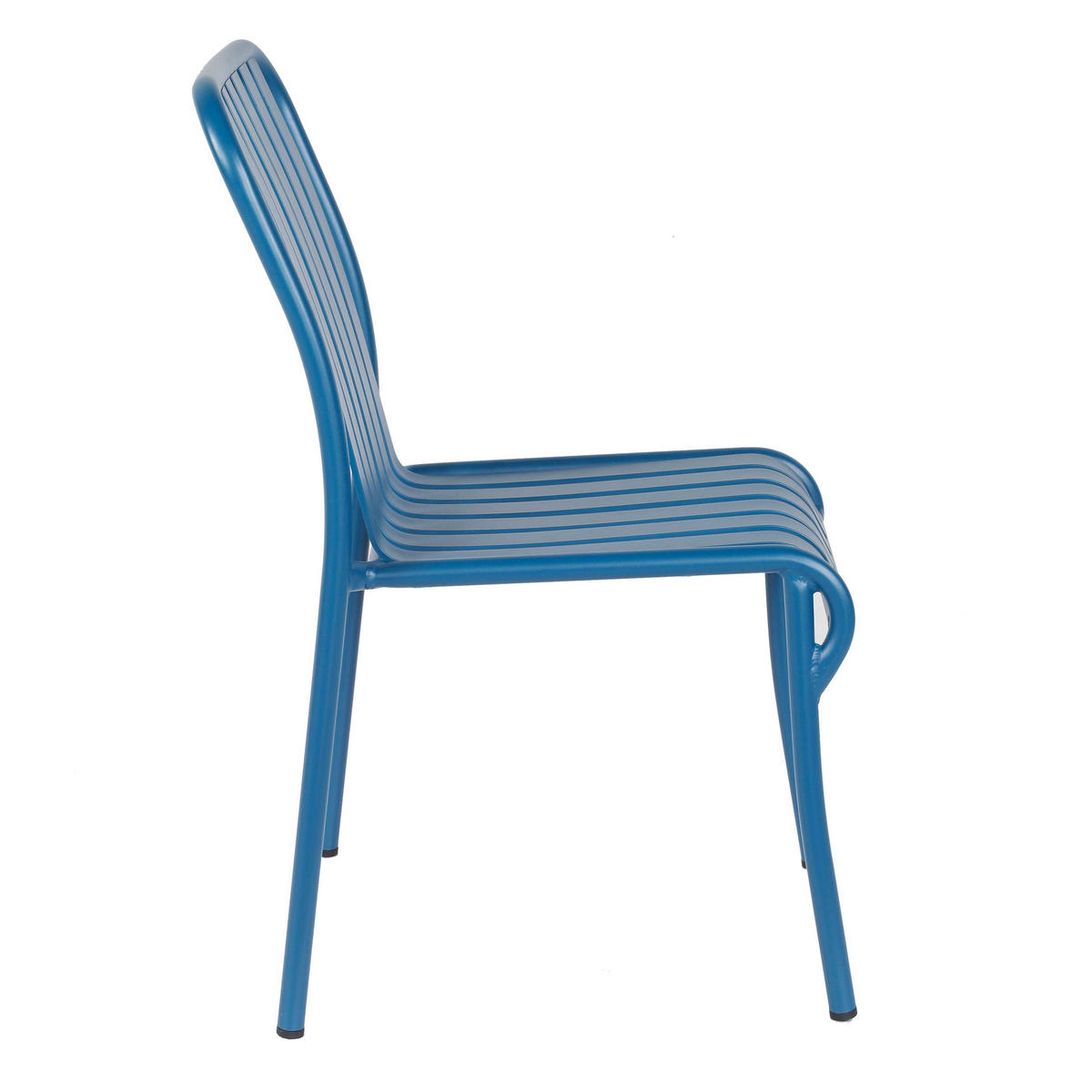 GARTENSTUHL, Blau - Blau, Metall (46/85/61cm) - Oviala