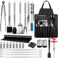 GRILLBESTECK 30-teiliges Set - Multicolor, Metall (43cm)