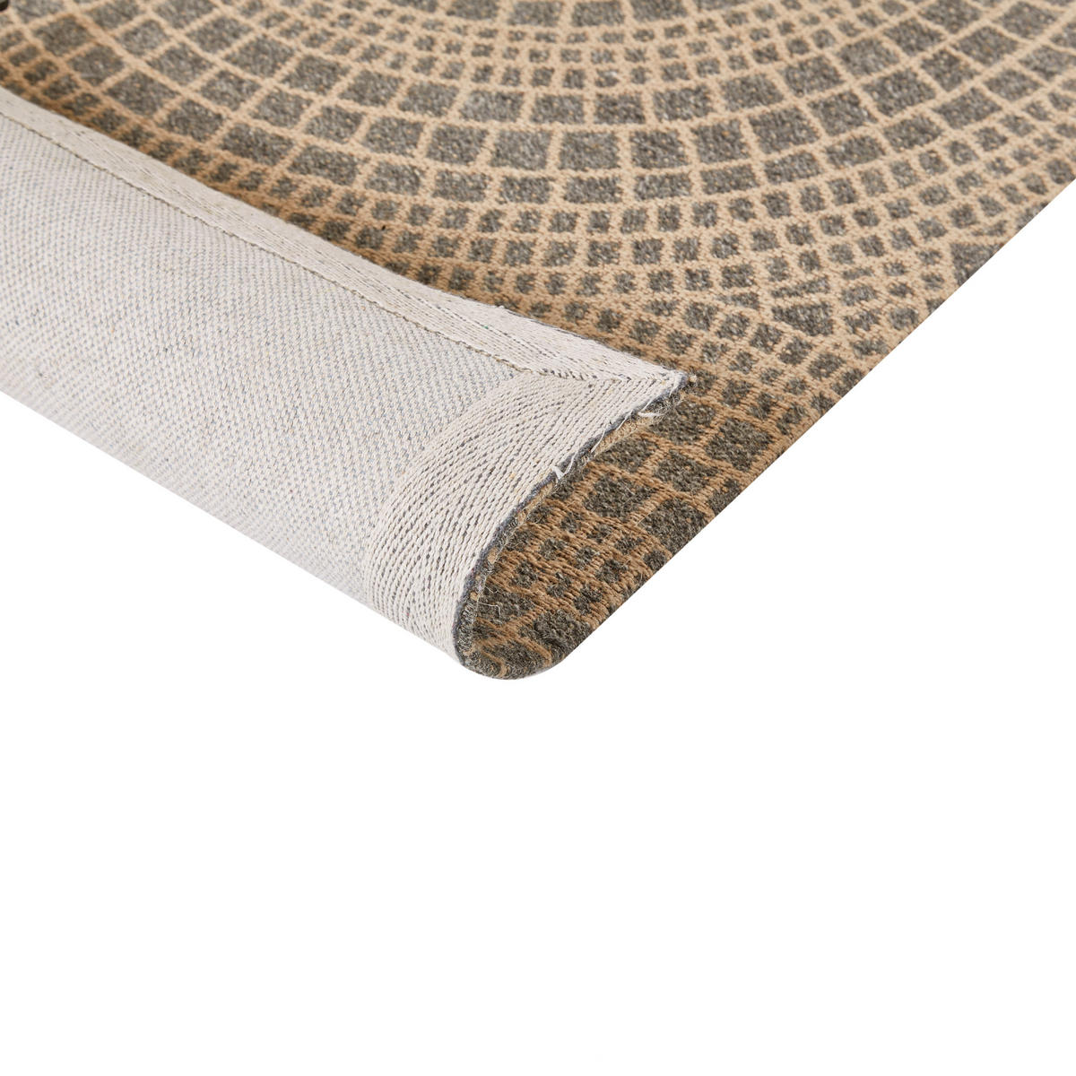 TEPPICH geflochten Ariba 300/200 cm - Grau, Naturmaterialien (200/300cm) - Beliani