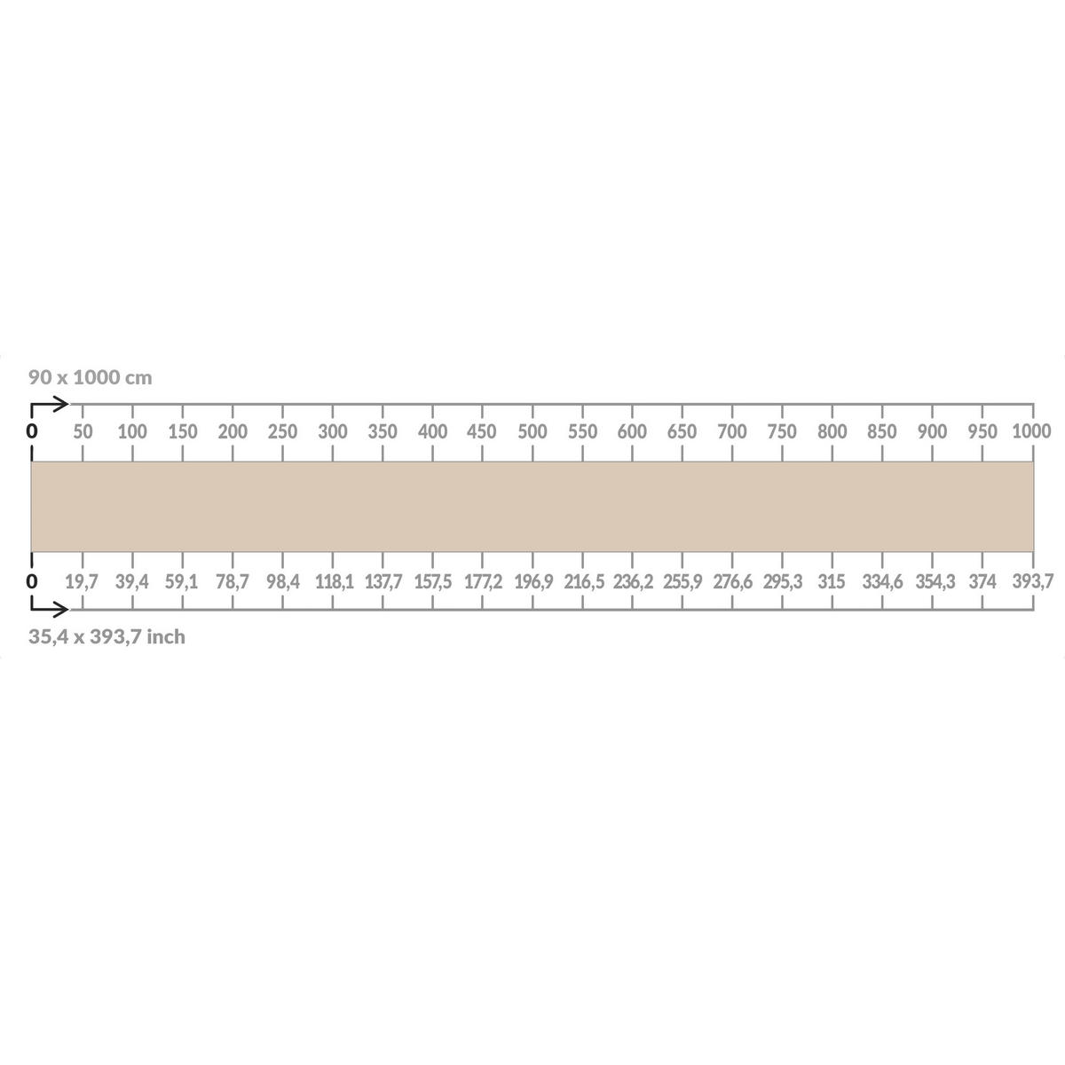 BALKON SICHTSCHUTZ Macchiato 550/90 cm - Beige, Kunststoff (550/90cm) - Bilderwelten