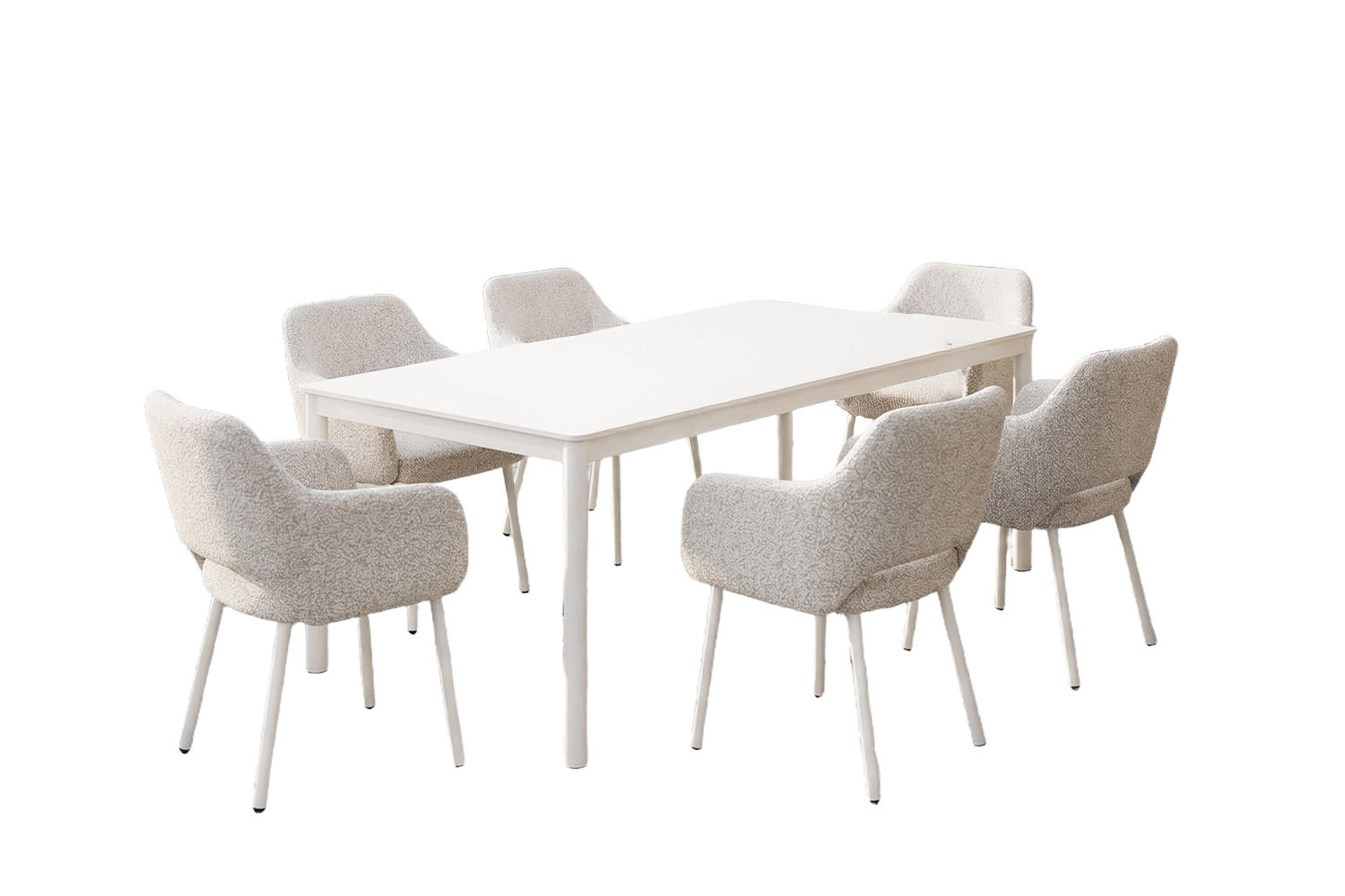 Kawola Garten-Essgruppe Creme