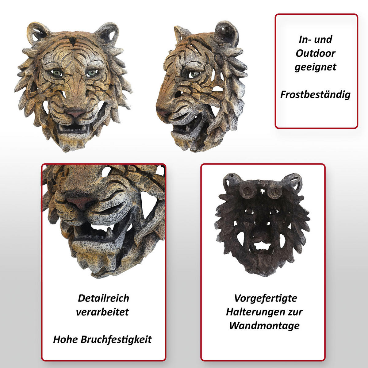 DEKO SCHÄDEL Braun - Braun, Stein (31/34/18cm) - MCW