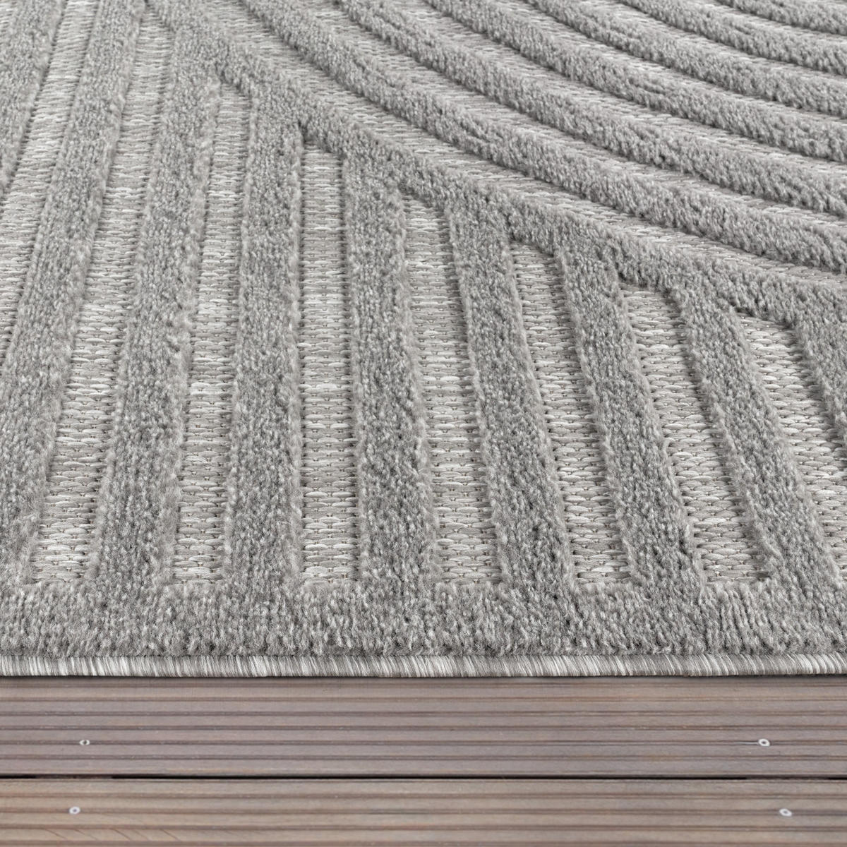 OUTDOORTEPPICH 80/250 cm Livorno 674 - Grau, Textil (80/250cm) - Paco Home