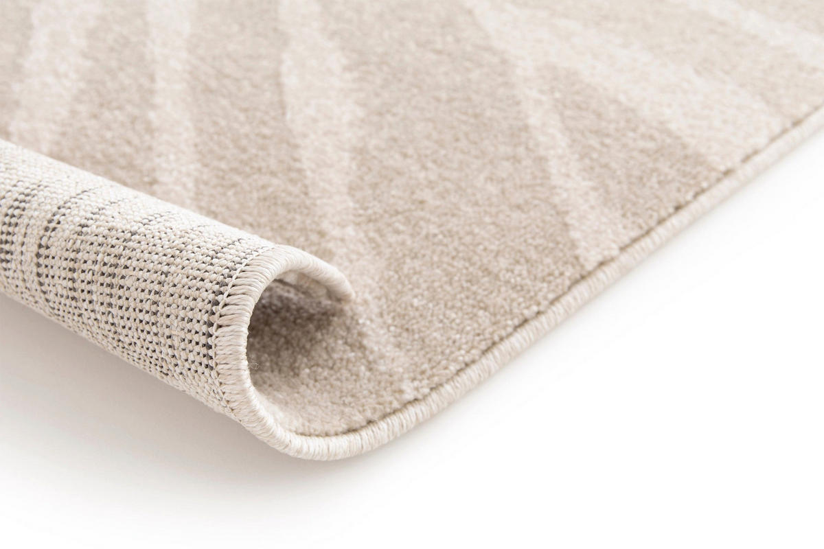TEPPICH, Superweicher im Zebra-Look beige - Beige, Textil (120/170cm) - AFK Living