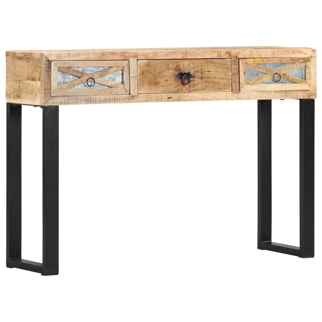 vidaXL Konsolentisch Natur 30x76x110 cm