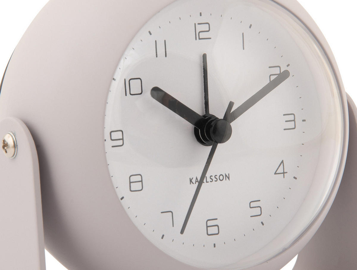 WECKER Bunky Ø 9 cm - Beige, Metall (10.2/13/7cm)