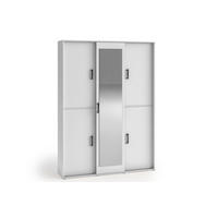 GARDEROBENSCHRANK BENVENO 150/21040 Modern Garderobenschrank Weiß - Weiß, Holzwerkstoff (150/210/40cm) - MASSENO