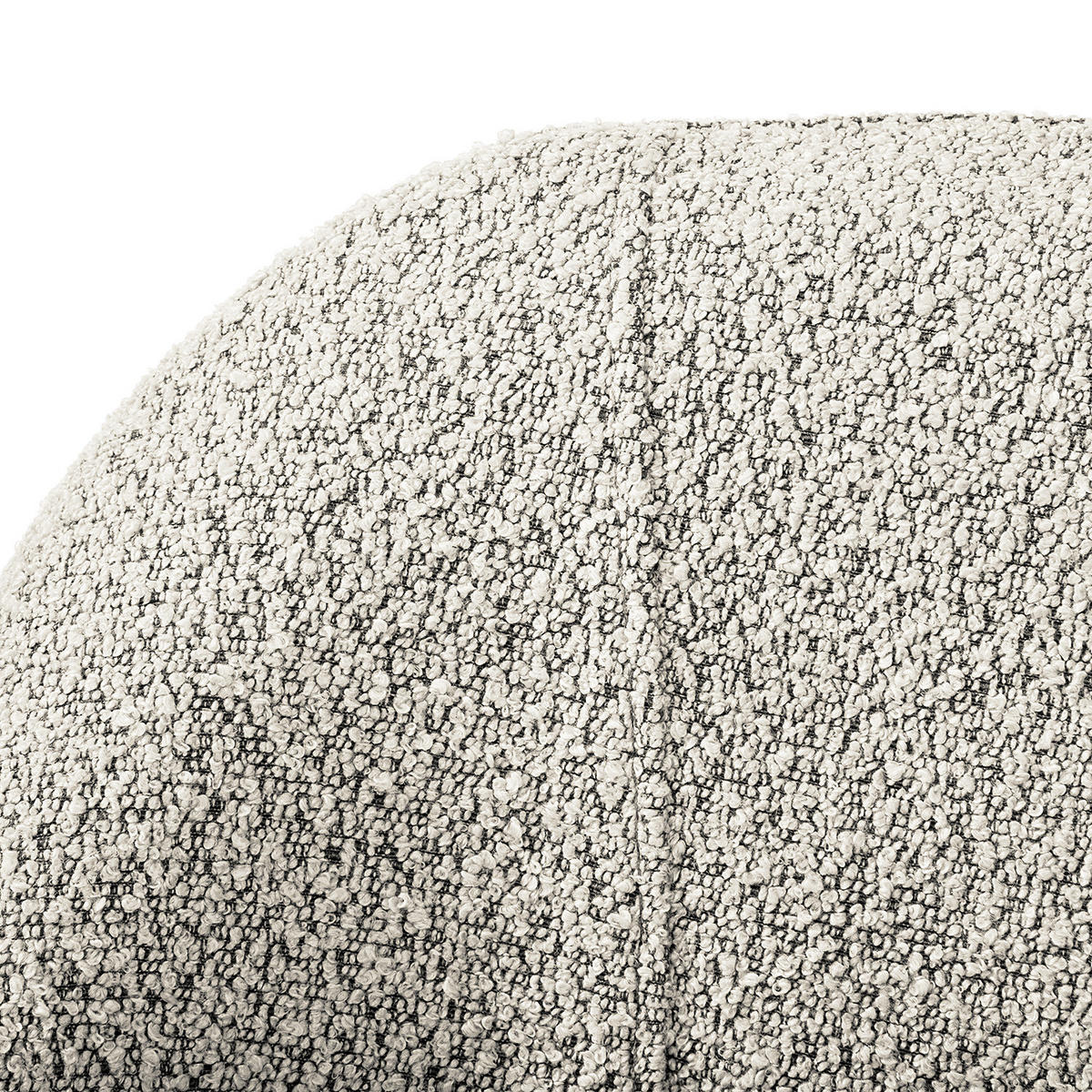 POLSTERSTUHL - Bouclé / Edelstahl, 2er-Set - Beige/Schwarz, Textil (56/84/47cm) - home24