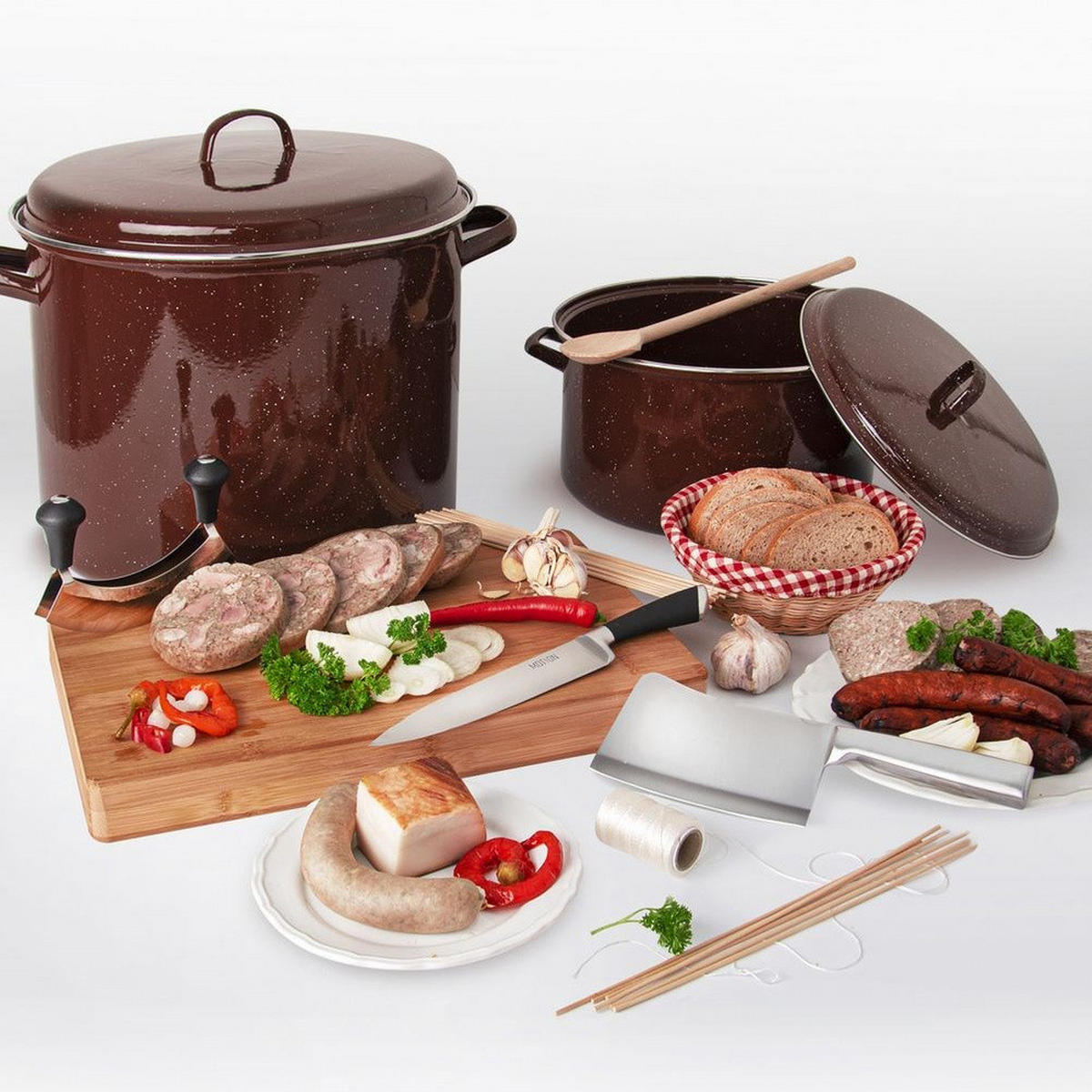 EMAILLEDECKEL Brown braun - Braun, Metall (33/33/4cm) - Orion 