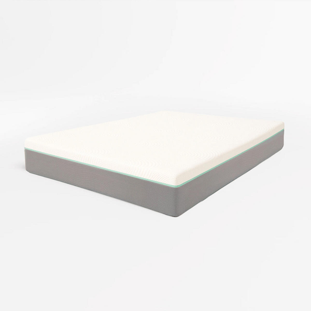 MATRATZE 90x200 aus Memory Foam und Taschenfedern | Höhe 25 cm | Breeze Technologie - Weiß, Textil (90/200cm) - The White Stone