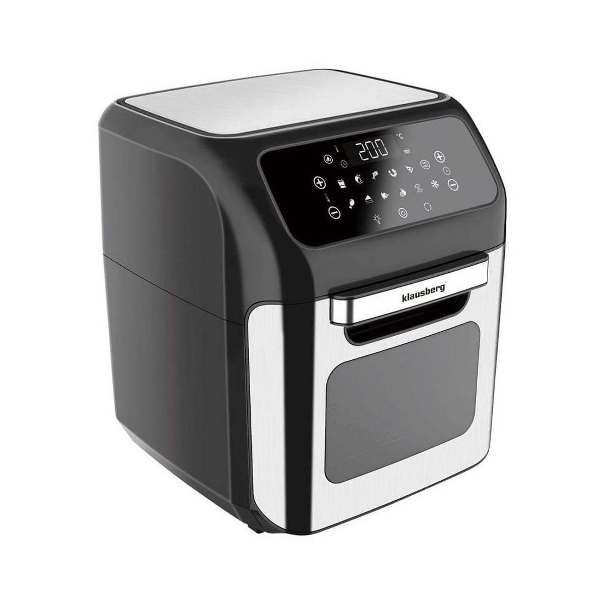FETTFREIE Fritteuse 12l 1800w KB7557 - Weiß, Metall (33/37.5/36cm) - Klausberg 