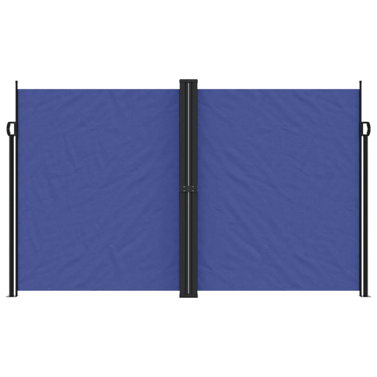SEITENMARKISE Ausziehbar Blau 200x1200 cm - Blau, Textil (1200/200/1200cm) - furnicato