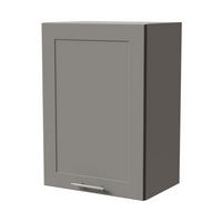 HÄNGESCHRANK Oslo W2/50 Grau / Dust Grey Matt 50 / 32,5 / 72cm - Grau, Holz/Holzwerkstoff (50/72/32.5cm) - Feldmann-Wohnen
