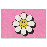 TEPPICH - Smiley - Blume - Rosa - 230x150 cm - Pink, Kunststoff/Textil (230/0.4cm) - OnlyWow