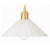 PENDELLEUCHTE Paris - Goldfarben/Schwarz, Glas/Metall (25/25/99cm) - kiki design