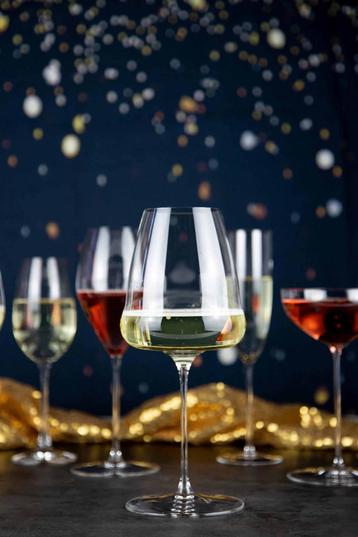 CHAMPAGNERGLAS Winewings Champagner, Kristallglas, H 25 cm - Transparent, Glas (0.4L) - Riedel