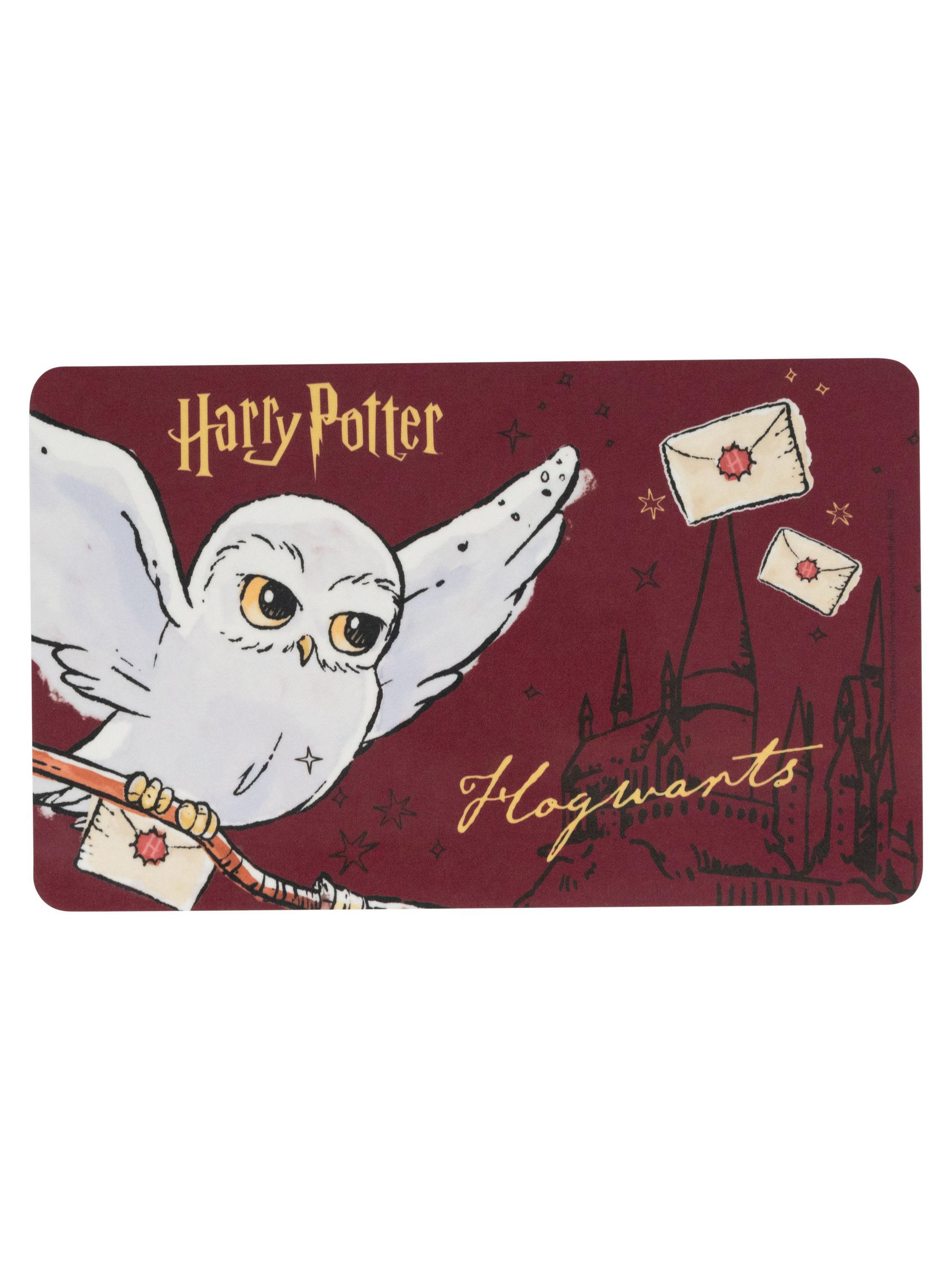 BRETTCHEN Harry Potter Hedwig Rot 14,5 x 23,5 cm - Rot, Kunststoff (14.5/23.5cm) - United Labels