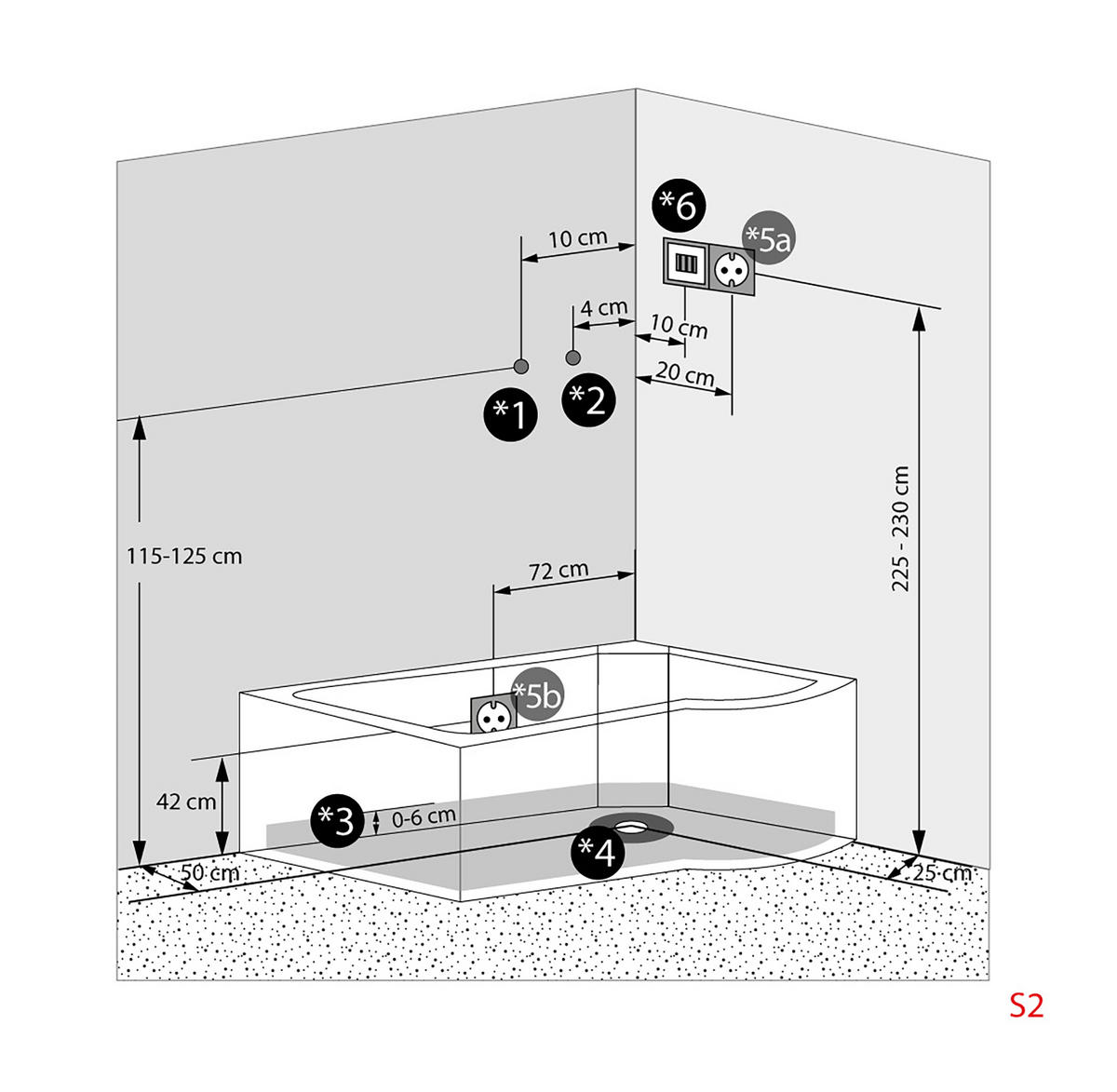 WHIRLPOOL Wanne Duschkabine ws K55-L03-WP-EC 170x1 - Weiß, Glas/Kunststoff (98/220/170cm) - AcquaVapore by Sandra Jentho