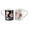 BECHER Colorato Schwarz Weiß 25/9.5/10 cm Keramik - Schwarz/Weiß, Keramik (9.5/10/25cm) - Mondex