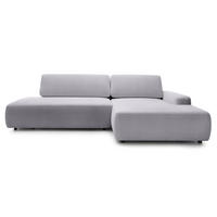 ECKSOFA Bamby Grau 276 cm - Grau, Textil (276/82/164cm) - Pillovely