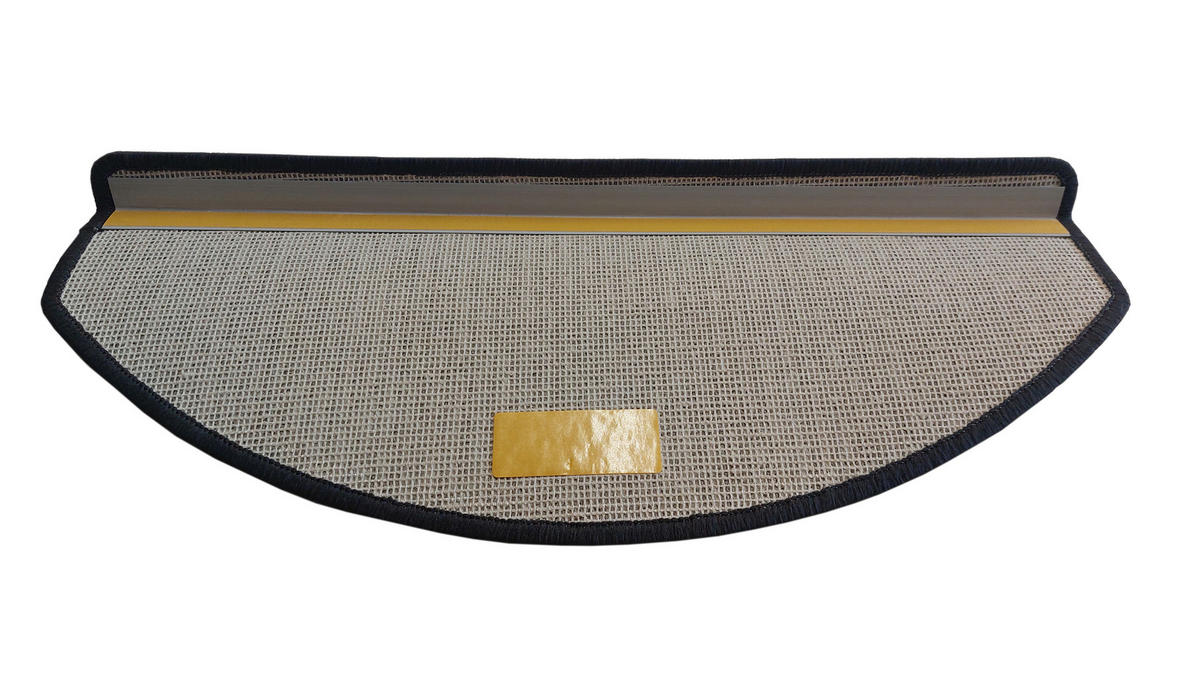 STUFENMATTE Set. 15 Stück "Napoli" Flachgewebe uni Anthrazit 24 x 65 cm - Anthrazit, Textil (24/65/4cm) - oKu-Tex