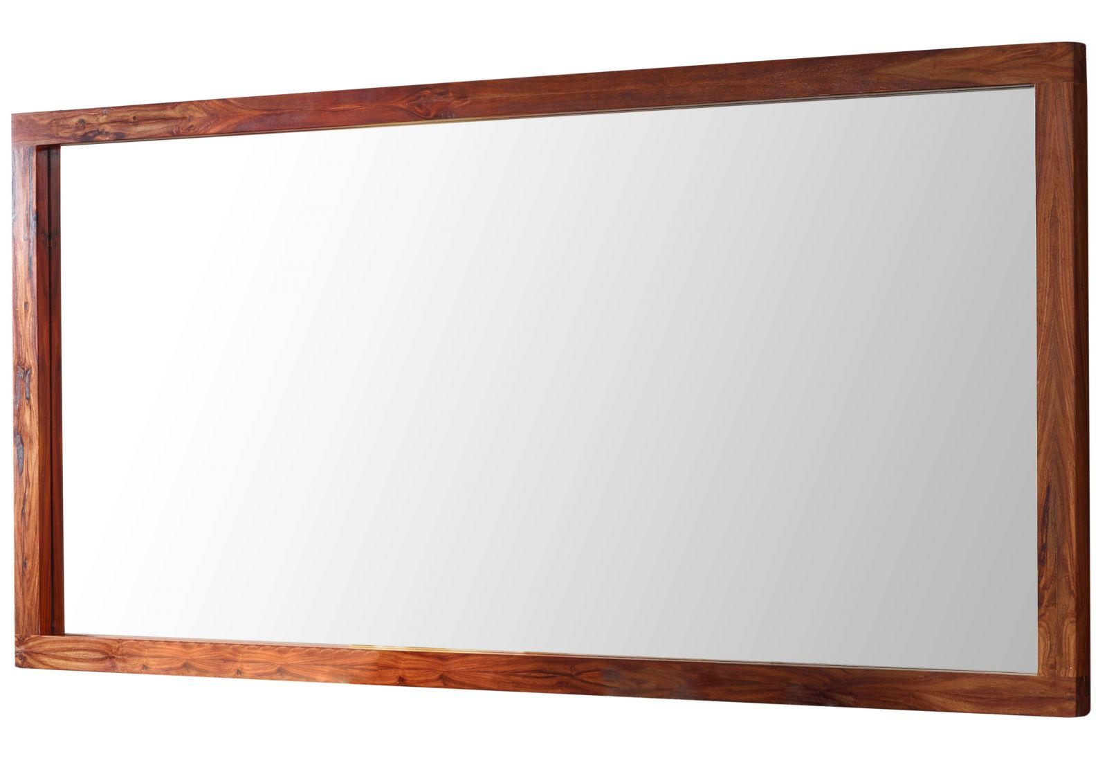 SPIEGEL Sheesham 160x5x80 walnuss lackiert DUKE #130 - Dunkelbraun, Holz (160/80/5cm) - Massivmoebel24