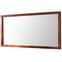 SPIEGEL Sheesham 160x5x80 walnuss lackiert DUKE #130 - Dunkelbraun, Holz (160/80/5cm) - Massivmoebel24