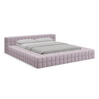POLSTERBETT mit Lattenrost 200x260 Violett - Lila/Flieder, Kunststoff/Textil (140/200cm) - Makamii