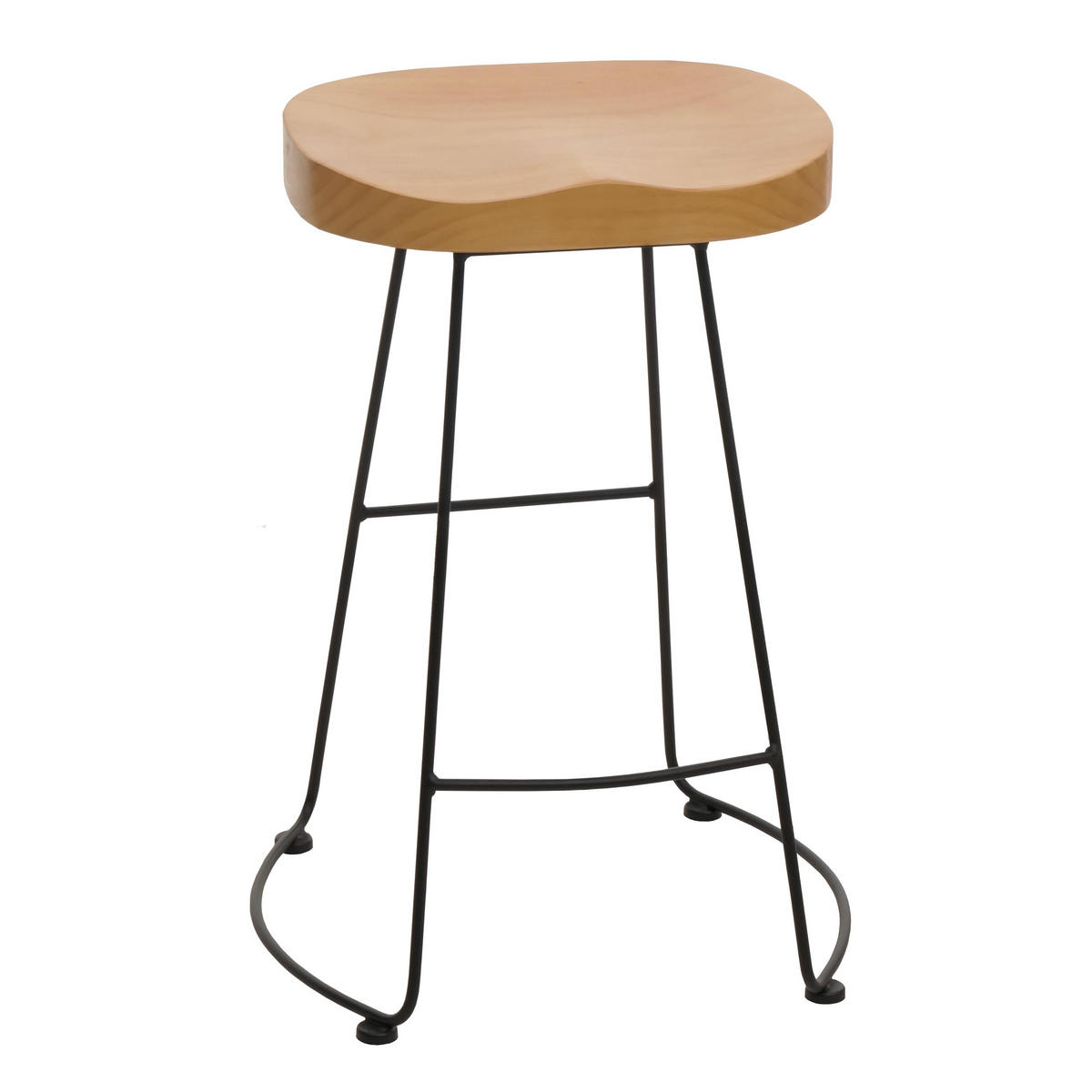 BARHOCKER Beige - Beige, Holz (48/68/44cm) - MCW