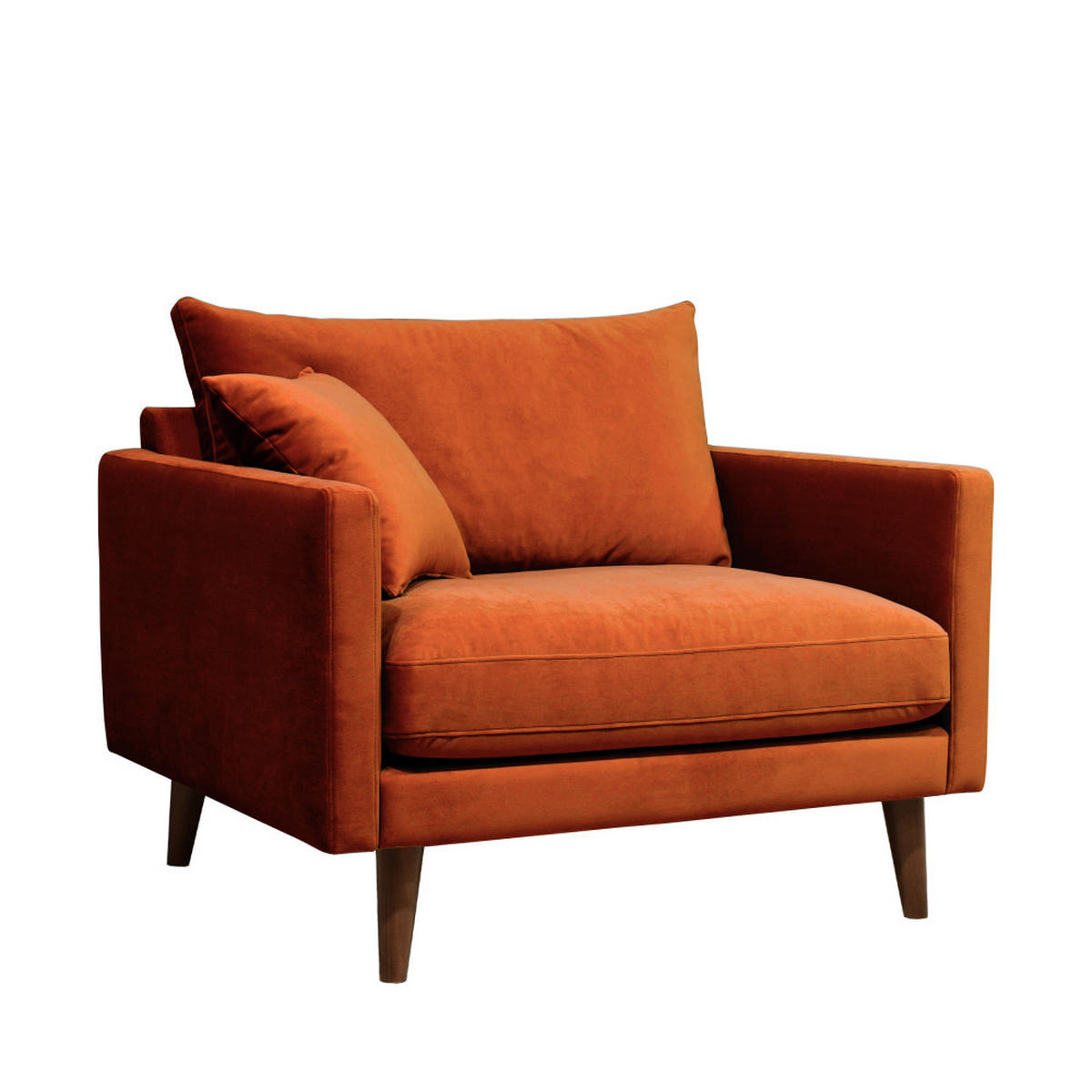 DESIGN-SESSEL - Rost - Rostfarben, Textil (108/86/95cm) - Drawer