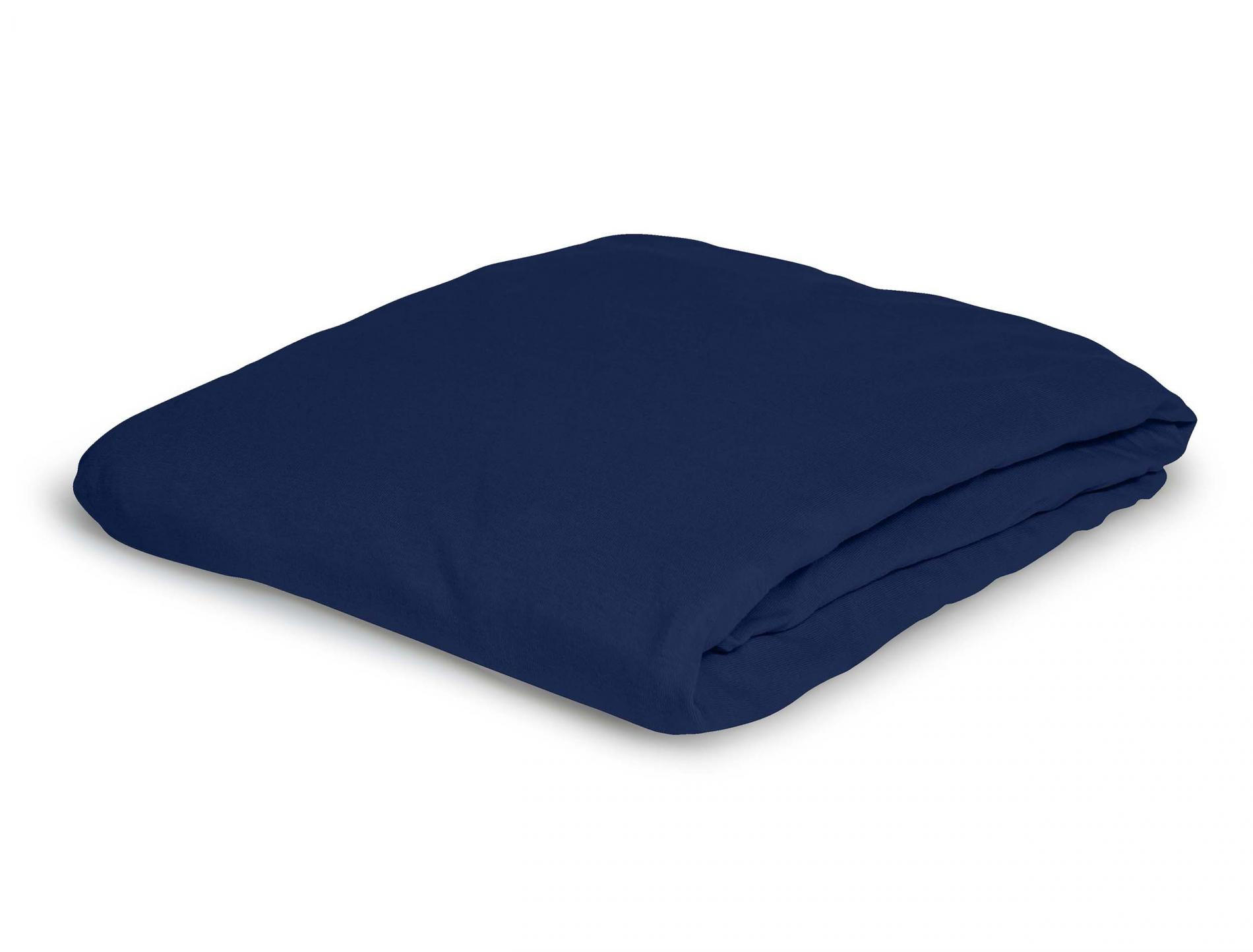 SPANNBETTTUCH VESUV 0012 - Blau, Textil (150/200cm) - Irisette