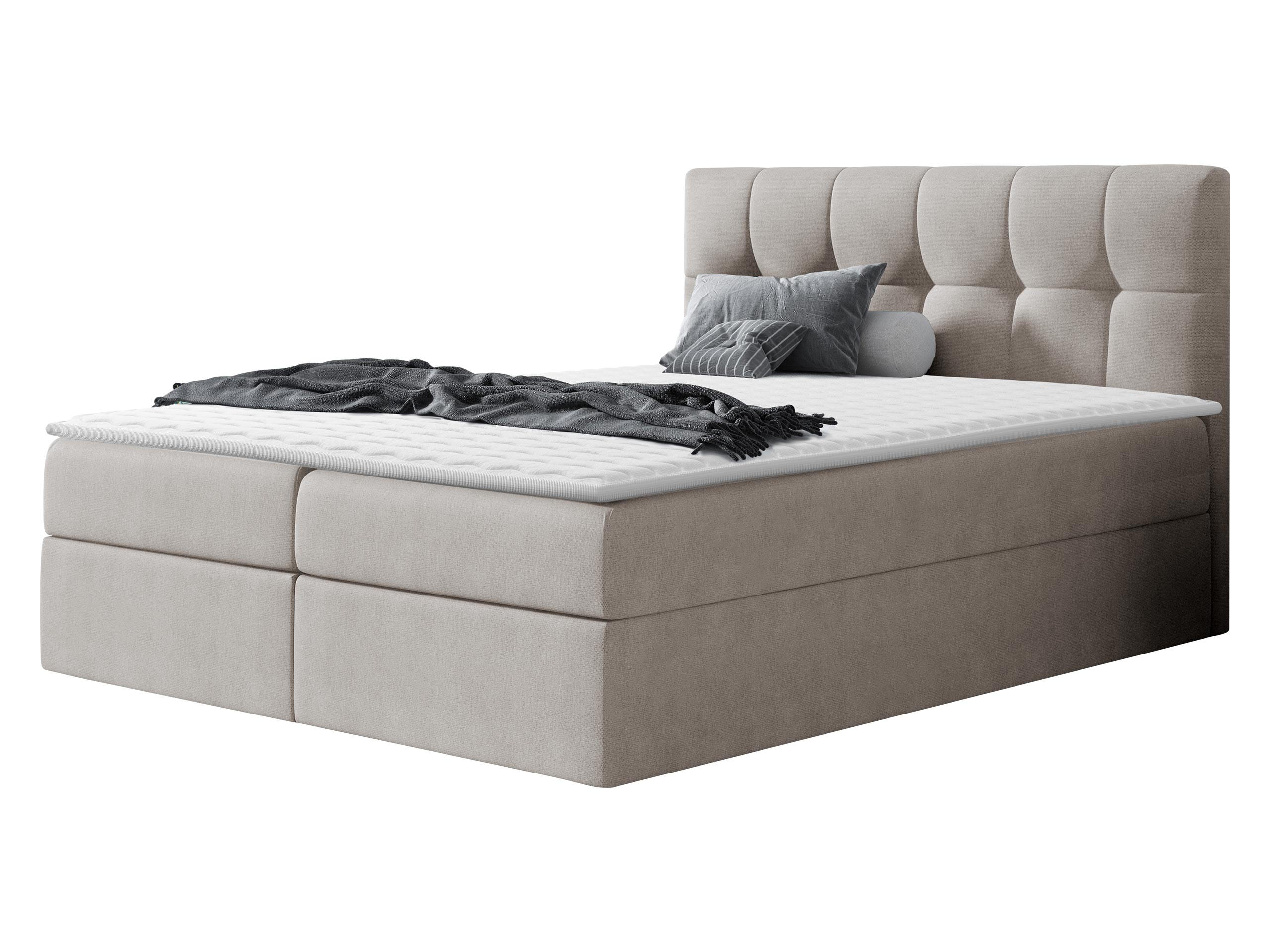 BOXBETT Rico - Naturfarben, Holz/Textil (120/200cm) - MIRJAN24