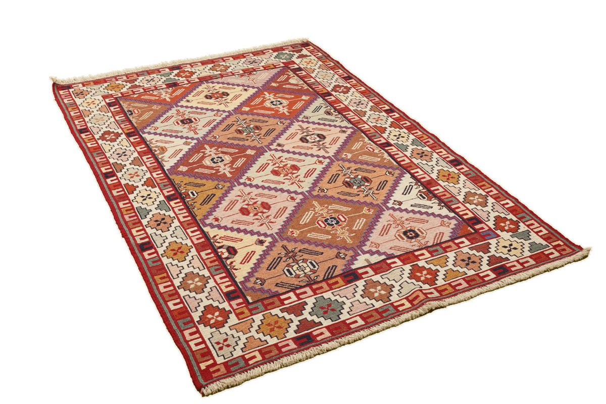 HANDWEBTEPPICH Sumak Shahsavan Mehrfarbig 152/102 cm Schurwolle - Multicolor, Textil (102/152cm) - Looma