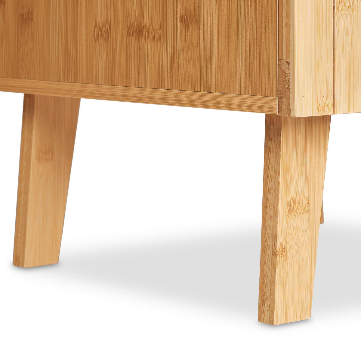 BAMBUS-BADSCHRANK - Hellbraun, Holz/Holzwerkstoff (40/70/37cm) - Relaxdays