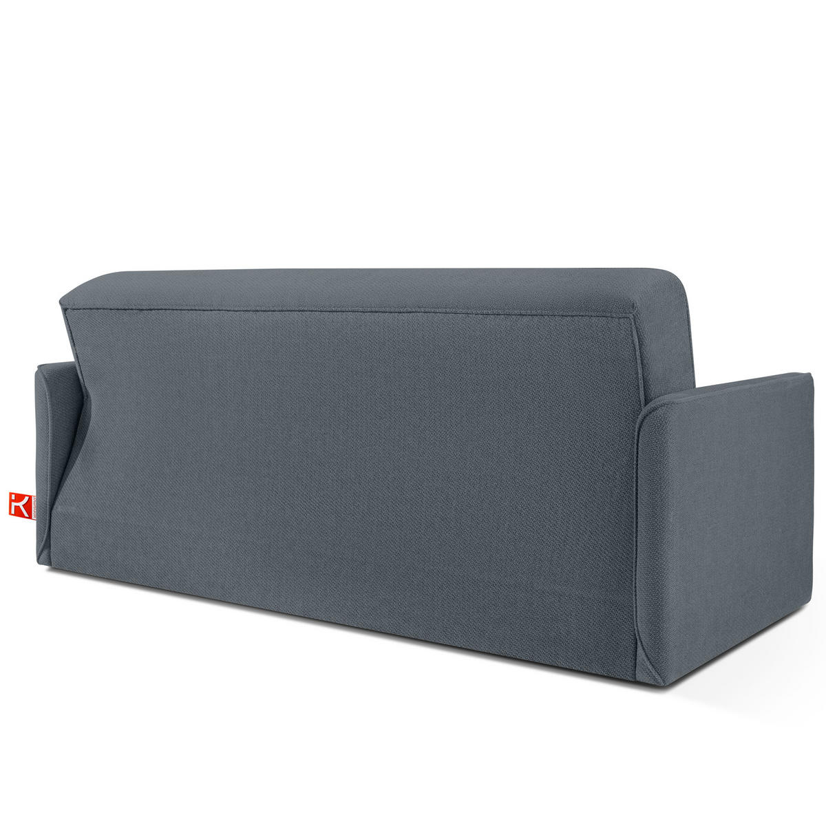 EINZELSOFA LIRIS, 3 Personen, Stahl - Dunkelgrau, Holz/Holzwerkstoff (208/91/98cm) - KONSIMO®