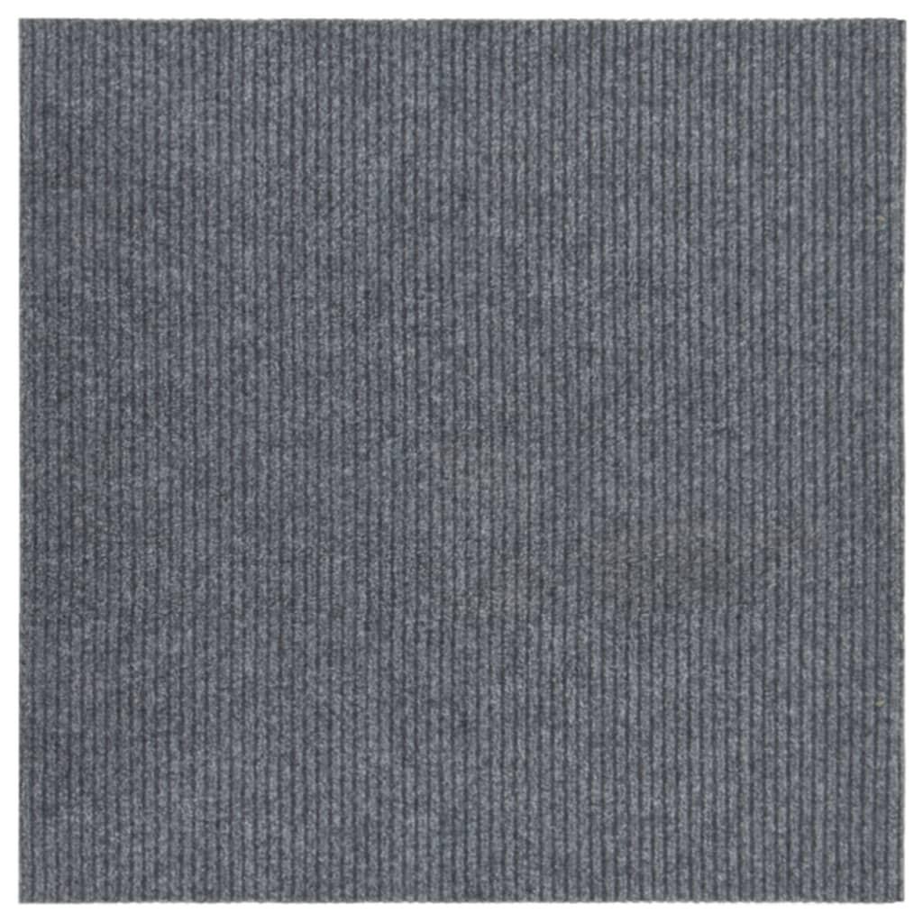 vidaXL Schmutzfangmatte Grau 100x100 cm