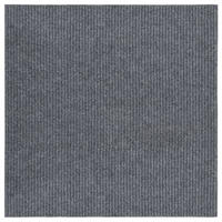 SCHMUTZFANGMATTE 100/100 cm Grau - Grau, Kunststoff/Textil (100/100cm) - vidaXL