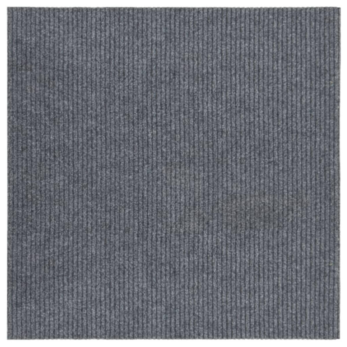 SCHMUTZFANGMATTE 100/100 cm Grau - Grau, Kunststoff/Textil (100/100cm) - vidaXL