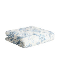 TAGESDECKE Florieta - Hellblau, Textil (200/220cm) - home&you