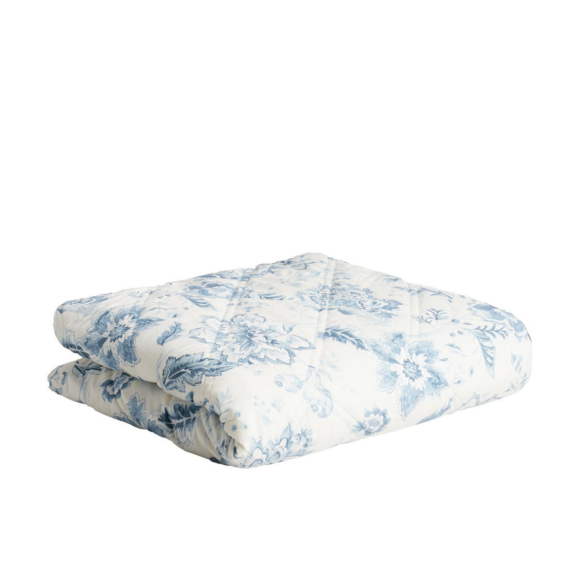 TAGESDECKE Florieta - Hellblau, Textil (200/220cm) - home&you