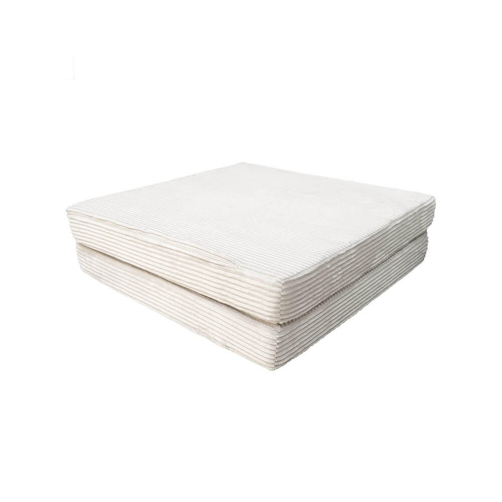 SPIELSOFA LIV - Cord Beige, Kleine Matratze - Beige, Kunststoff/Textil (140/8/70cm) - Home Deluxe
