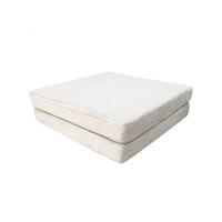 SPIELSOFA LIV - Cord Beige, Kleine Matratze - Beige, Kunststoff/Textil (140/8/70cm) - Home Deluxe