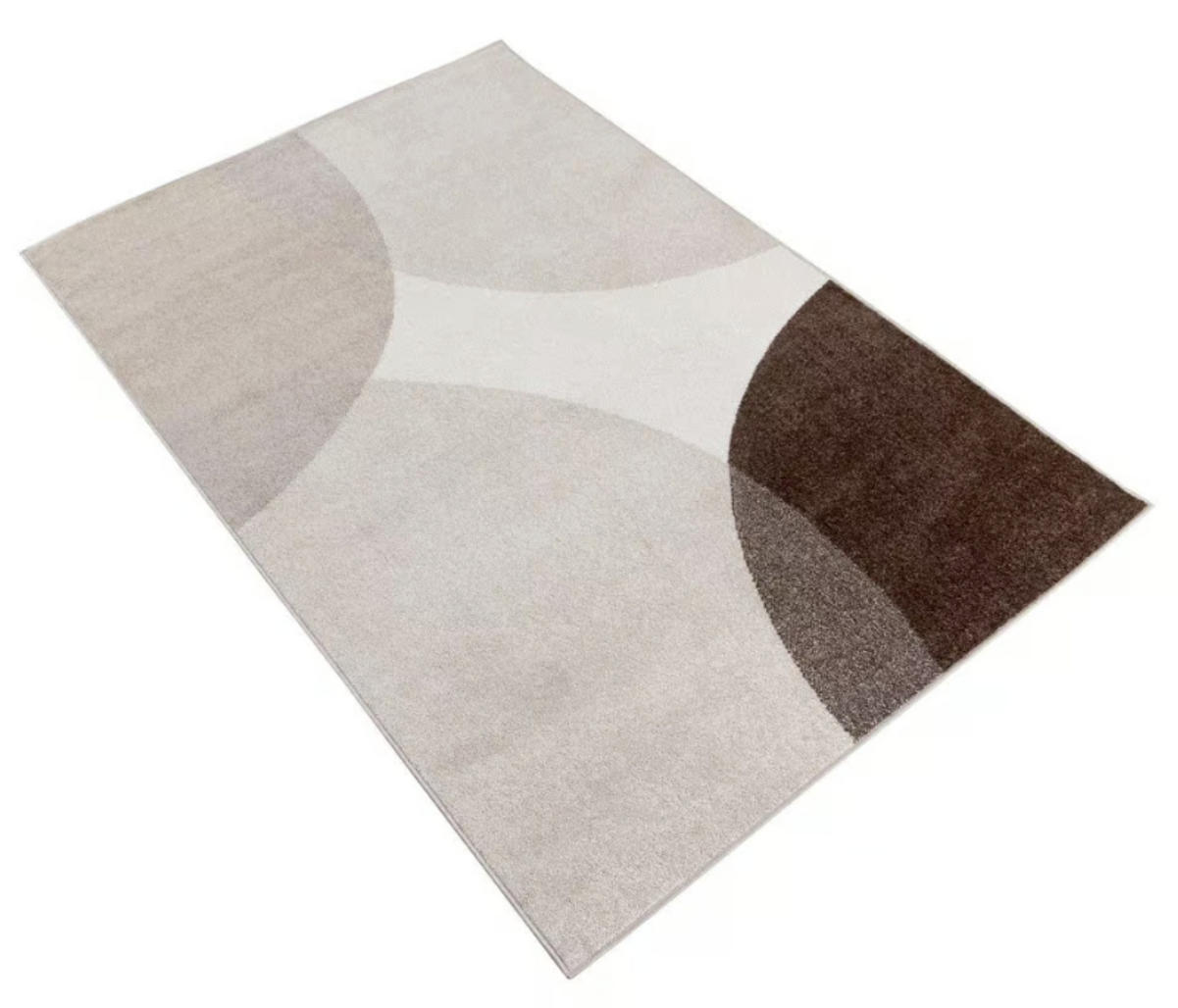 TEPPICH modern Flachgewebe DORY Braun 67 x 120 cm - Braun, Textil (67/120cm) - Novatrend