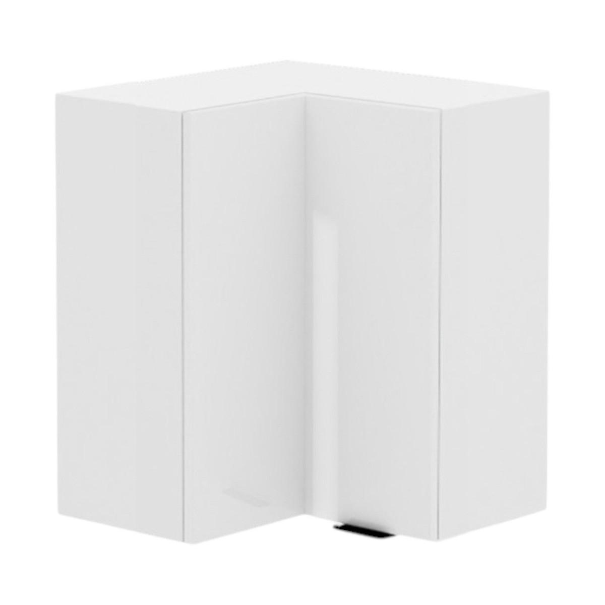 ECKHÄNGESCHRANK – 60 cm – KU-WN60 – Lunara – Weiß Hochglanz - Weiß, Holzwerkstoff (60/72/60cm) - hi-markt