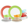 KAFFEESERVICE Liberty Pure Colors Mixed 18er Set - Multicolor, Keramik (1/1/1cm) - Seltmann Weiden